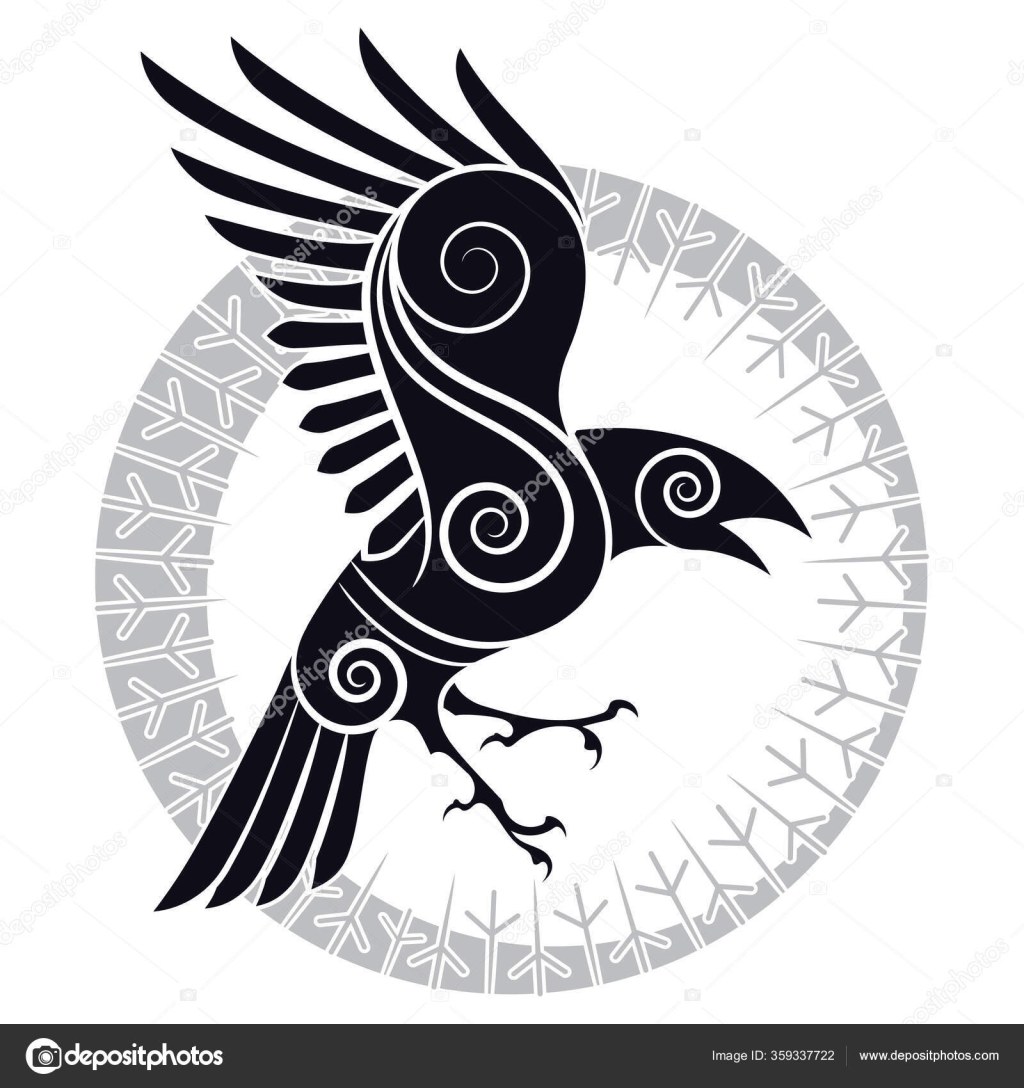 Picture of: Celtic crow Vector Images  Depositphotos