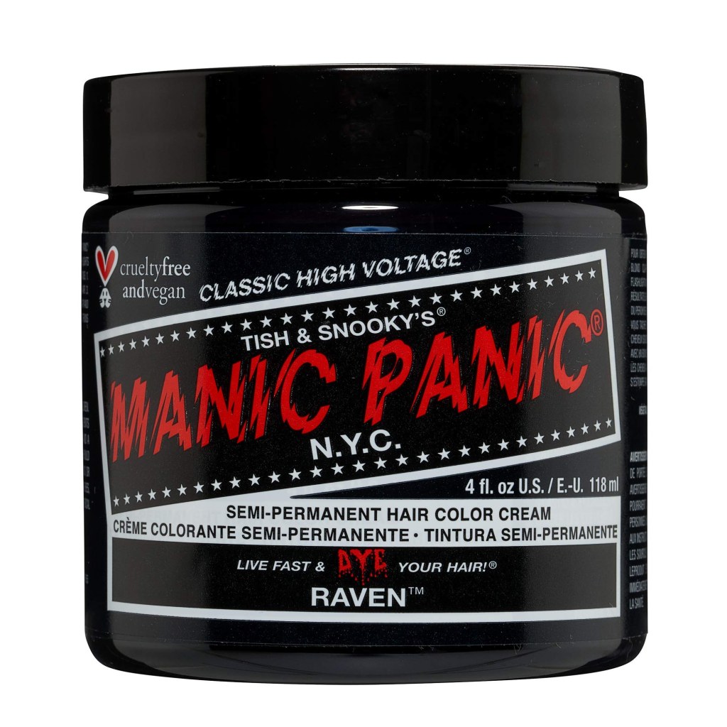 Picture of: Manic Panic Raven Classic Creme, Vegan, Cruelty Free, Black Semi