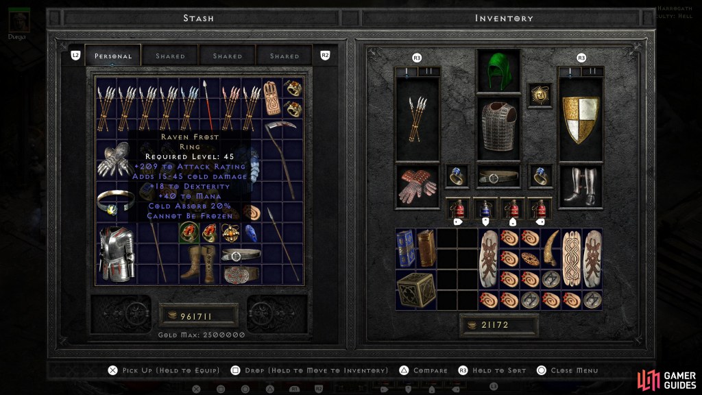 Picture of: Raven Frost – Rings – Equipment  Diablo II: Resurrected  Gamer