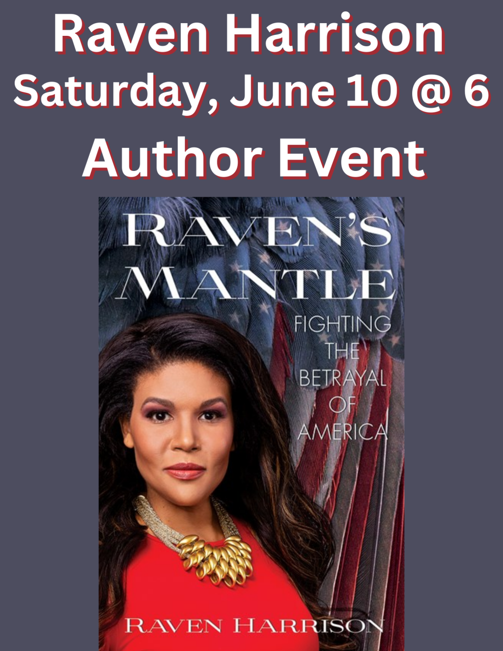 Picture of: Raven Harrison — Author Event — Page & Palette