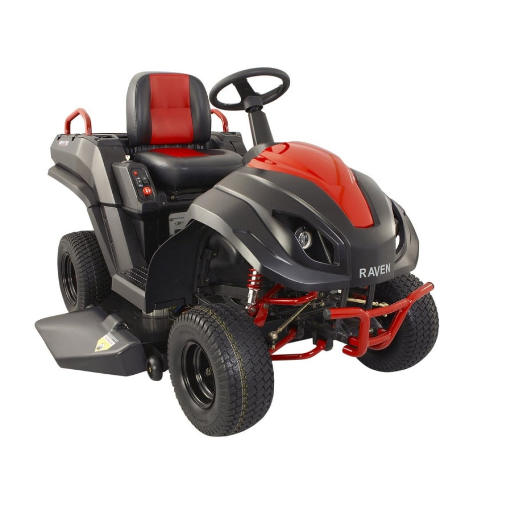 Picture of: Raven -in Hybrid Riding Lawn Mower with Mulching Capability at