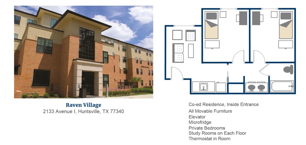 Picture of: Raven Village  Residence Life  Sam Houston State University